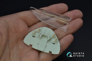 Quinta Studio QD32074 Me 262B1a/U-1 3D-Printed &amp;amp; coloured Interior on decal paper (Revell) 1/32 – immagine 3