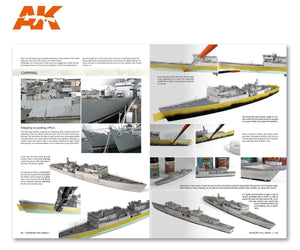AK Interactive AK098 MODELLING FULL AHEAD 1 / KNOX &amp;amp; BALEARES CLASS EN – zdjęcie 2