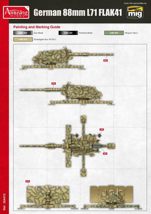 Amusing Hobby 35A024 8,8cm L/71 Flak41 1/35 – immagine 2