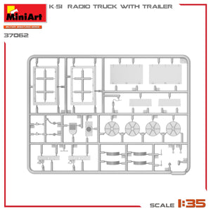 Miniart 37062 K-51 RADIO TRUCK WITH TRAILER 1/35 – Bild 17