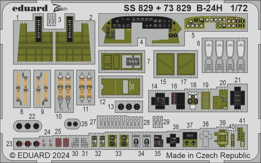 Eduard BIG72183 B-24H AIRFIX 1/72 – zdjęcie 7