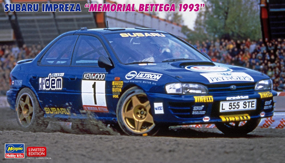 Hasegawa 20768 Subaru Impreza "Memorial Bettega 1993" 1/24