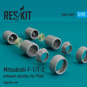 RESKIT RSU72-0027 Buses d&amp;#39;échappement Mitsubishi F-1/T-2 pour Platz 1/72