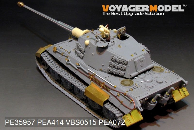 Voyager Model PE35957 WWII German King Tiger (Hensehel Turret) For HOBBYBOSS 84533 1/35 – zdjęcie 9