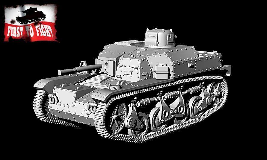First To Fight PL103 Francuski Niszczyciel Czołgów AMR35 ZT3 1/72 – immagine 2