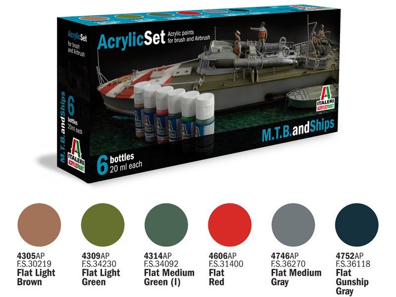 ITALERI 434AP - VTT et navires - Coffret acrylique