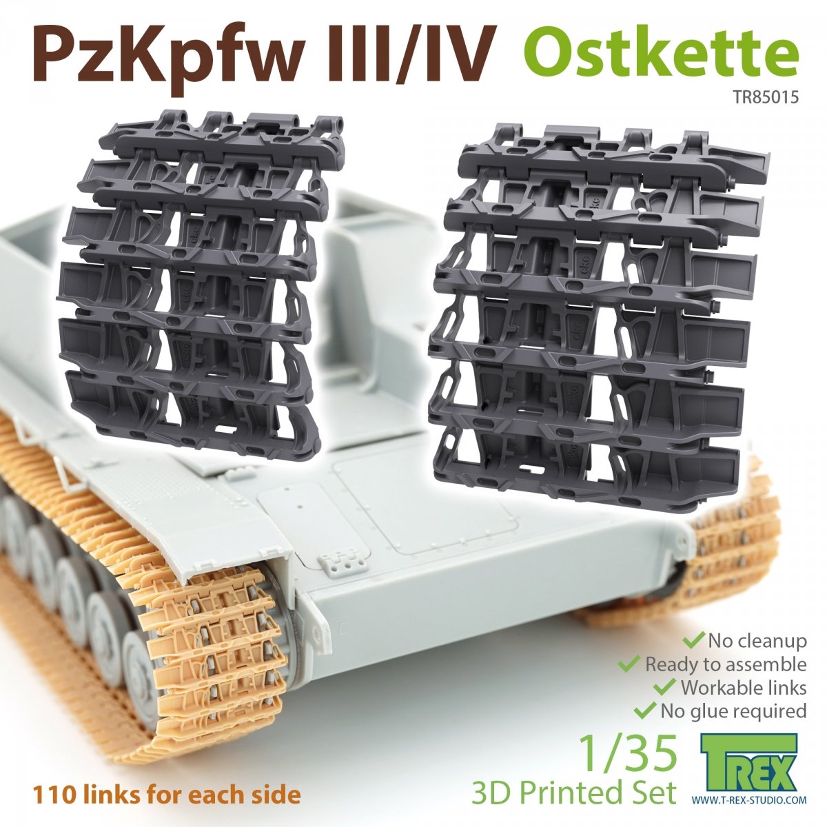 T-Rex Studio TR85015 PzKpfw III/IV Ostkette 1/35