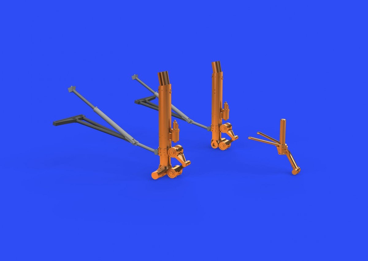 Eduard 648540 B-17G undercarriage legs BRONZE 1/48 HK MODELS – zdjęcie 3