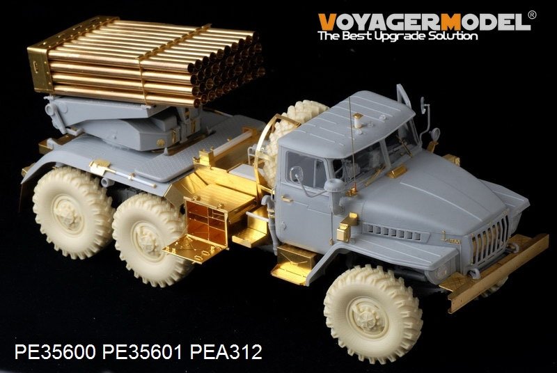 Voyager Model PE35600 Modern Russian BM-21 Grad Multiple Rocket Launcher early Basic For TRUMPETER 01013 1/35 – immagine 2