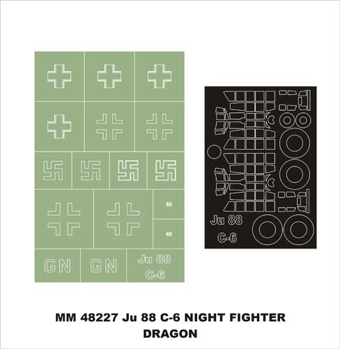 Montex MM48227 Ju-88C-6 CHASSEUR DE NUIT DRAGON