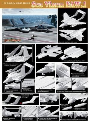 Cyber Hobby 5051 Sea Vixen FAW.1 1/72 – immagine 2