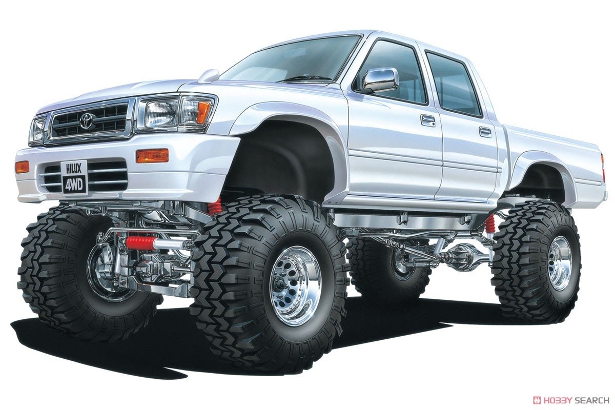 Aoshima 06131 Hilux Pickup Double Toyota 94 1/24 – immagine 4