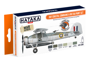 Hataka HTK-CS49 ORANGE LINE – RAF Coastal Command &amp;amp; RN FAA paint set 6x17ml