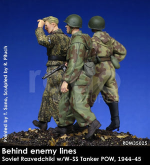 RADO Miniatures RDM35025 Razvedchiki soviétique avec pétrolier W-SS POW, (1944-45) 1/35 – image 4