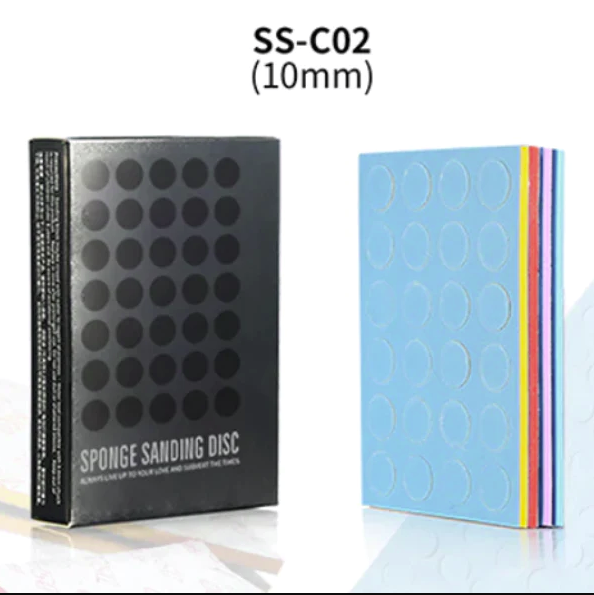 DSPIAE SS-C02-400 10mm Self Adhesive Sponge Sanding Disc #400 / Samoprzylepna gąbkowa tarcza szlifierska #400 10mm