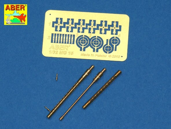 Aber A32001 Set of 2 barrels for German 7.92 mm MG 15 aircraft machine guns (1/32) – image 3