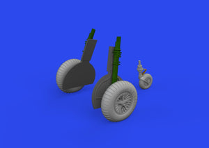 Eduard 644277 Bf 108 spoked wheels LooKplus EDUARD 1/48 – immagine 9