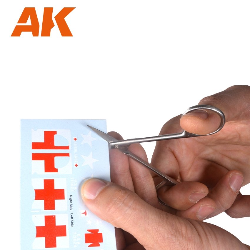 AK Interactive AK9310 SCISSORS STRAIGHT – SPECIAL DECALS AND PAPER – imagen 3