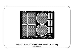 Aber 35G36 Siatki do Jagdpanther Ausf.G1 oraz G2 wczesny (Takom) 1/35 – zdjęcie 3