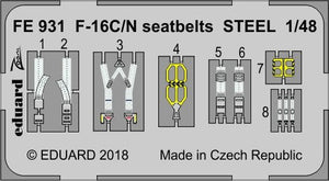 Eduard BIG49208 F-16C/ N 1/48 TAMIYA – zdjęcie 3