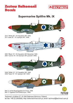 Techmod 72122 - Supermarine Spitfire Mk.IX 1/72 – Bild 2