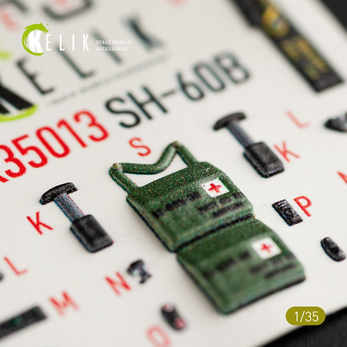 KELIK K35013 SH-60B INTERIOR 3D DECALS FOR KITTY HAWK KIT 1/35 – immagine 10