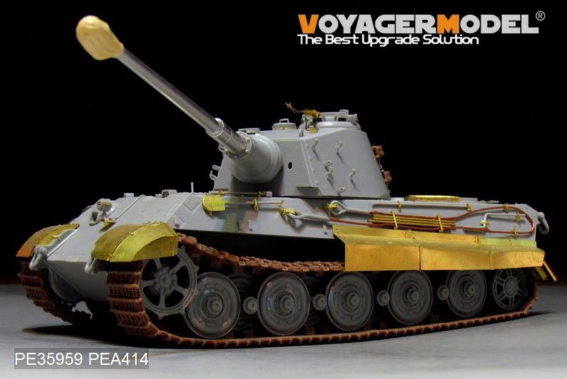 Maquette Voyager PE35959 Char King Tiger allemand de la Seconde Guerre mondiale (tourelle Hensehel) pour HOBBYBOSS 84531 1/35 – image 12