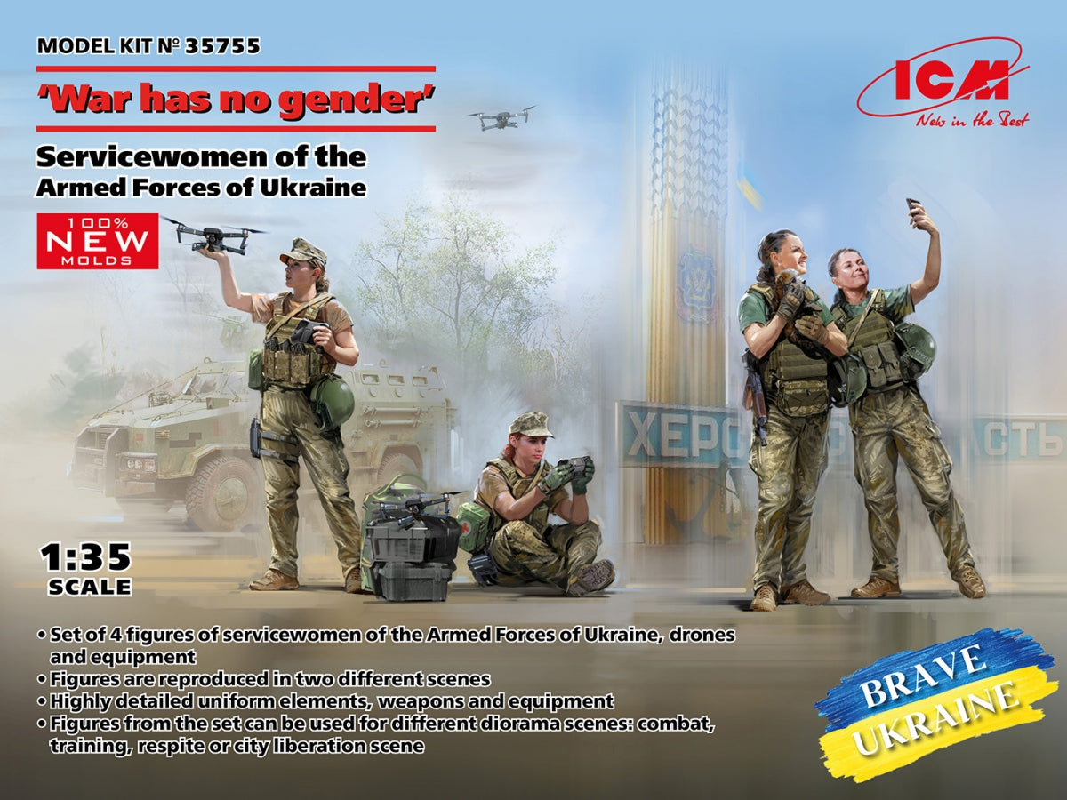 ICM 35755 “War has no gender” Servicewomen of the Armed Forces of Ukraine 1/35 – Bild 2