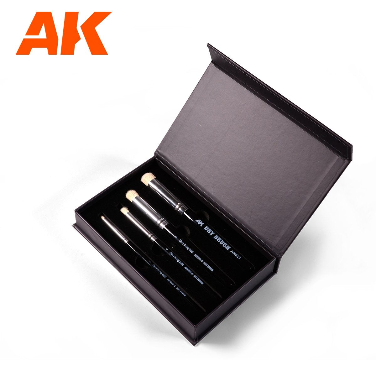 AK Interactive AK9300 DRY 4 BRUSHES SET – zdjęcie 3