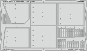 Eduard 36420 StuG IV schurzen ACADÉMIE 1/35