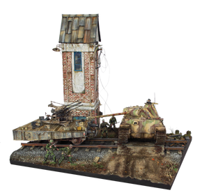 RT-Diorama 35027 Diorama-Base: Railroad Crossing 1/35 – immagine 5