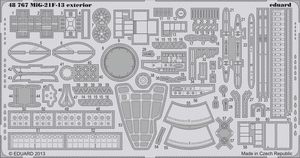 Eduard 48767 MiG-21F-13 exterior 1/48 Trumpeter