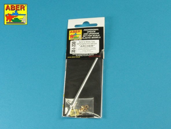 Aber 35L-230 Barrel for 17pdr. Self-propelled A/T gun “Archer” 1/35 – Bild 3