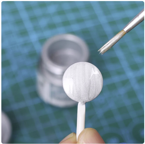 Mr.Color HSM-01 Aqueous Super Metalic - Superfine Silver – zdjęcie 3