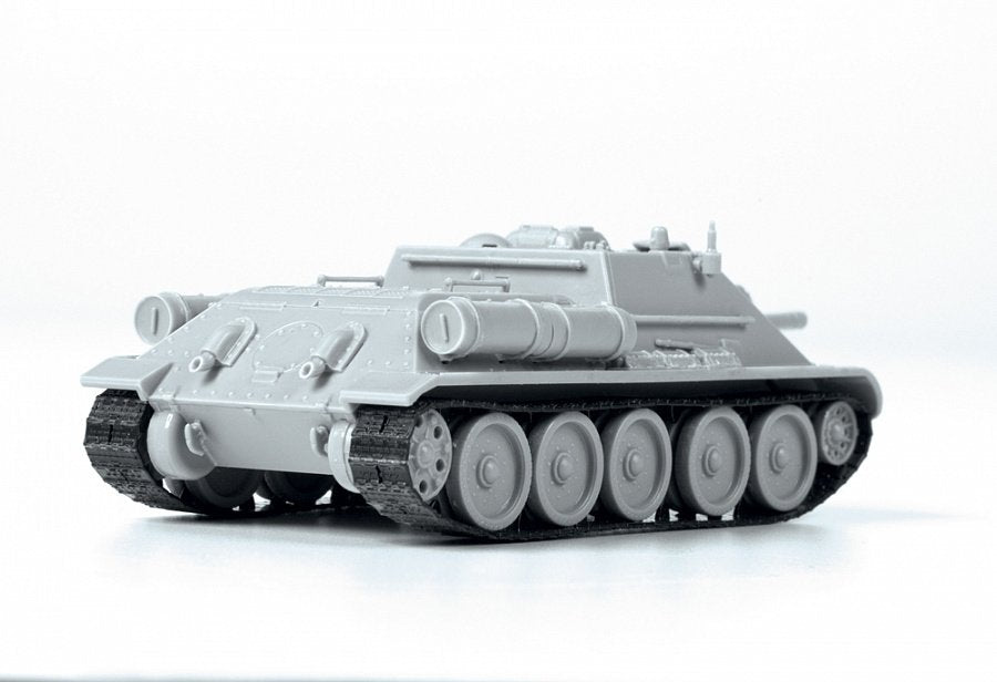 Zvezda 5043 SU-122 SOVIET TANK DESTROYER 1/72 – zdjęcie 5