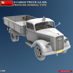 MiniArt 38079 3t CARGO TRUCK 3,6-36S. PRITSCHE-NORMAL-TYPE 1/35 – immagine 3