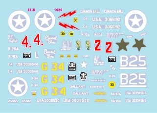 Star Decals 48-B1020 US M4 Sherman. Débarquement et France 1944. Échelle 1/48 – image 2