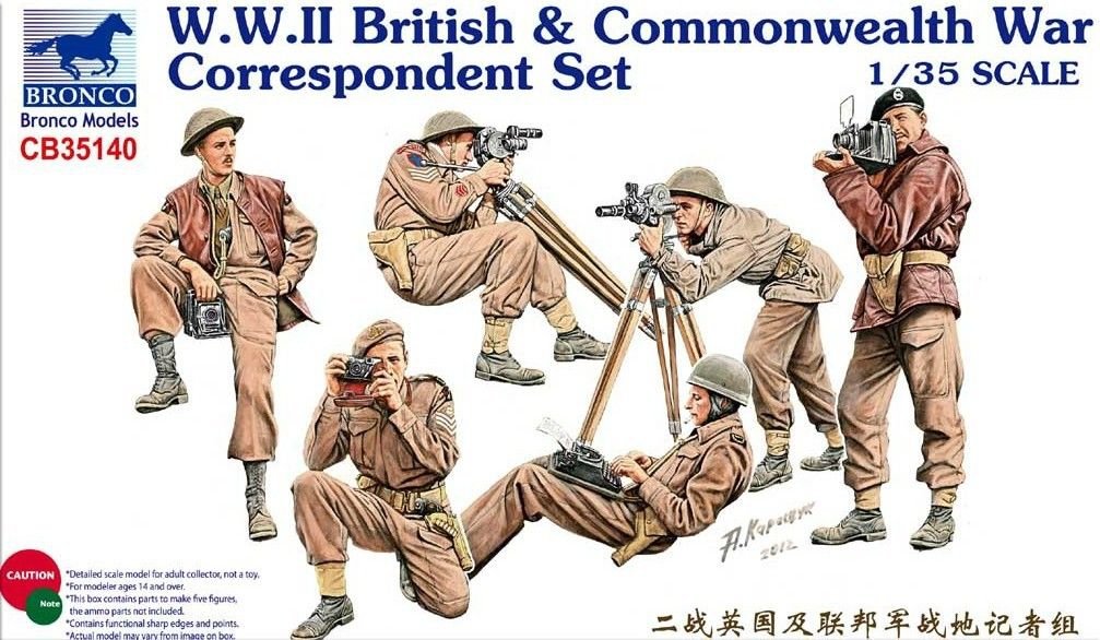 Bronco CB35140 Correspondants britanniques et du Commonwealth 1939-1945 1/35