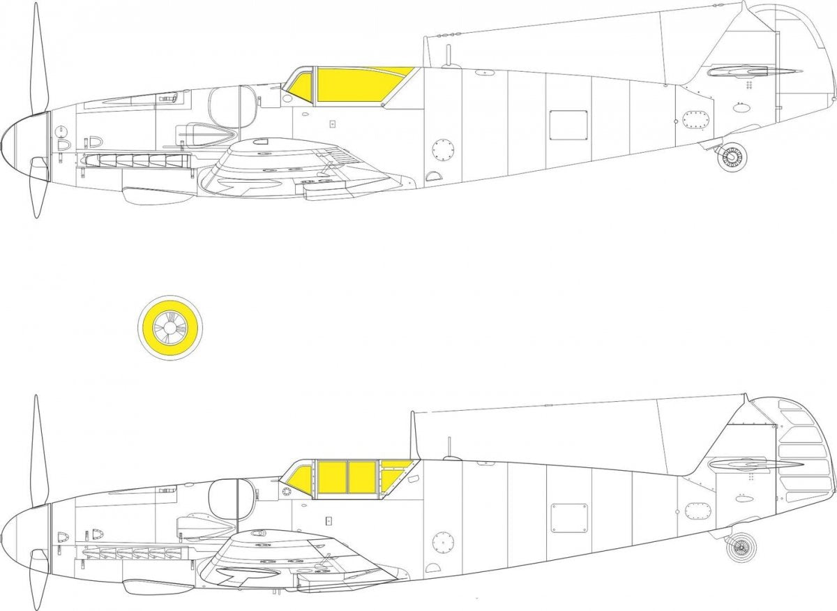 Eduard BIG33145 Bf 109G-6 BORDER MODEL 1/35 – imagen 15