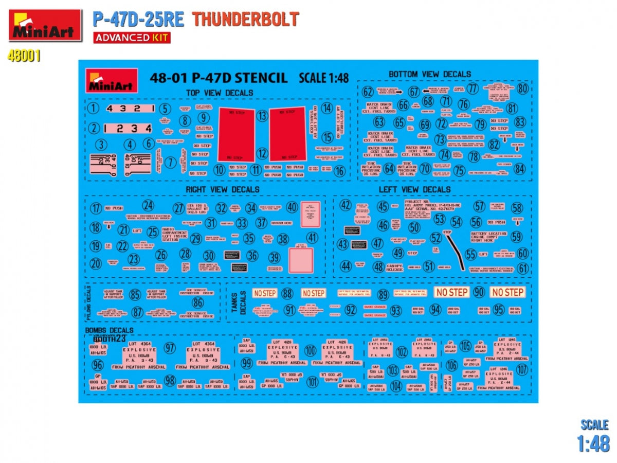 MiniArt 48001 P-47D-25RE Thunderbolt - Advanced Kit 1/48 – Bild 3