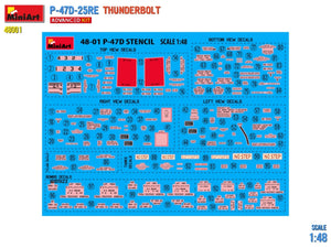 MiniArt 48001 P-47D-25RE Thunderbolt - Advanced Kit 1/48 – Bild 3