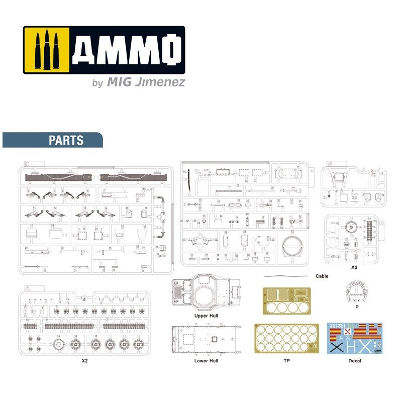 AMMO of Mig Jimenez 8506 Panzer I Breda, Spanish Civil War 1936 - 1939 1/35 – immagine 10