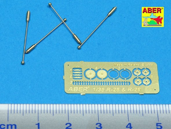 Aber R-29 German width indicator for Sd.Kfz.231; 232 (4 pcs.) 1/35 – imagen 2