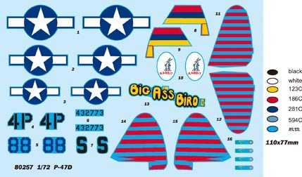 Hobby Boss 80257 P-47D Thunderbolt 1/72 – image 2