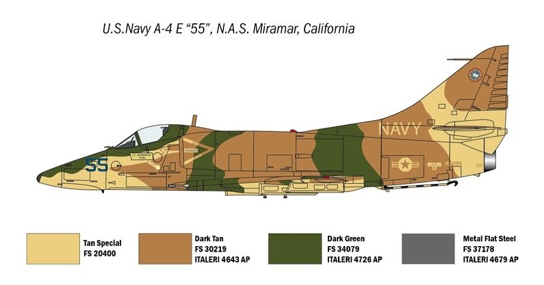 Italeri 1422 Top Gun F-14A vs A-4F 1/72 – immagine 4