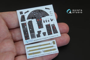 Quinta Studio QD32054 F4U-4 3D-Printed &amp;amp; coloured Interior on decal paper (for Trumpeter kit) 1/32 – immagine 2