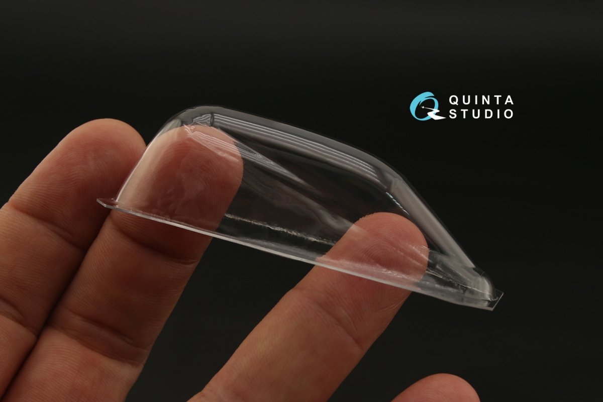 Quinta Studio QC48146 F-CK-1С vacuformed clear canopy (for AFV club kit) 1/48 – imagen 2