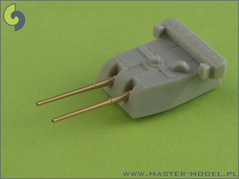 Master SM-700-008 IJN 20cm/50 (8&amp;quot;) 3rd Year Type No. 2 barrels - without blastbags (10pcs) - most IJN cruisers – immagine 2