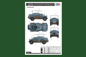 Hobby Boss 83817 allemand Sd.Kfz.223 Leichter Panzerspahwagen (1ère série) (1/35)  – image 5