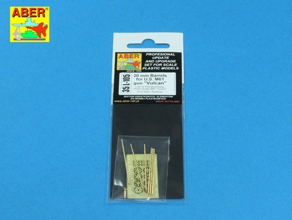 Aber 35L-105 20 mm Barrels for U.S. M61 gun Vulcan 1/35 – imagen 11